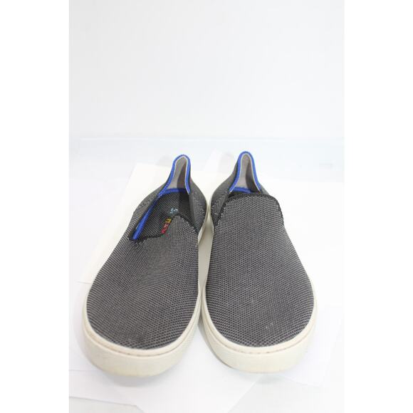 Rothy's 'The Kid' Gray Slip On Sneakers sz 4 - Picture 2 of 5
